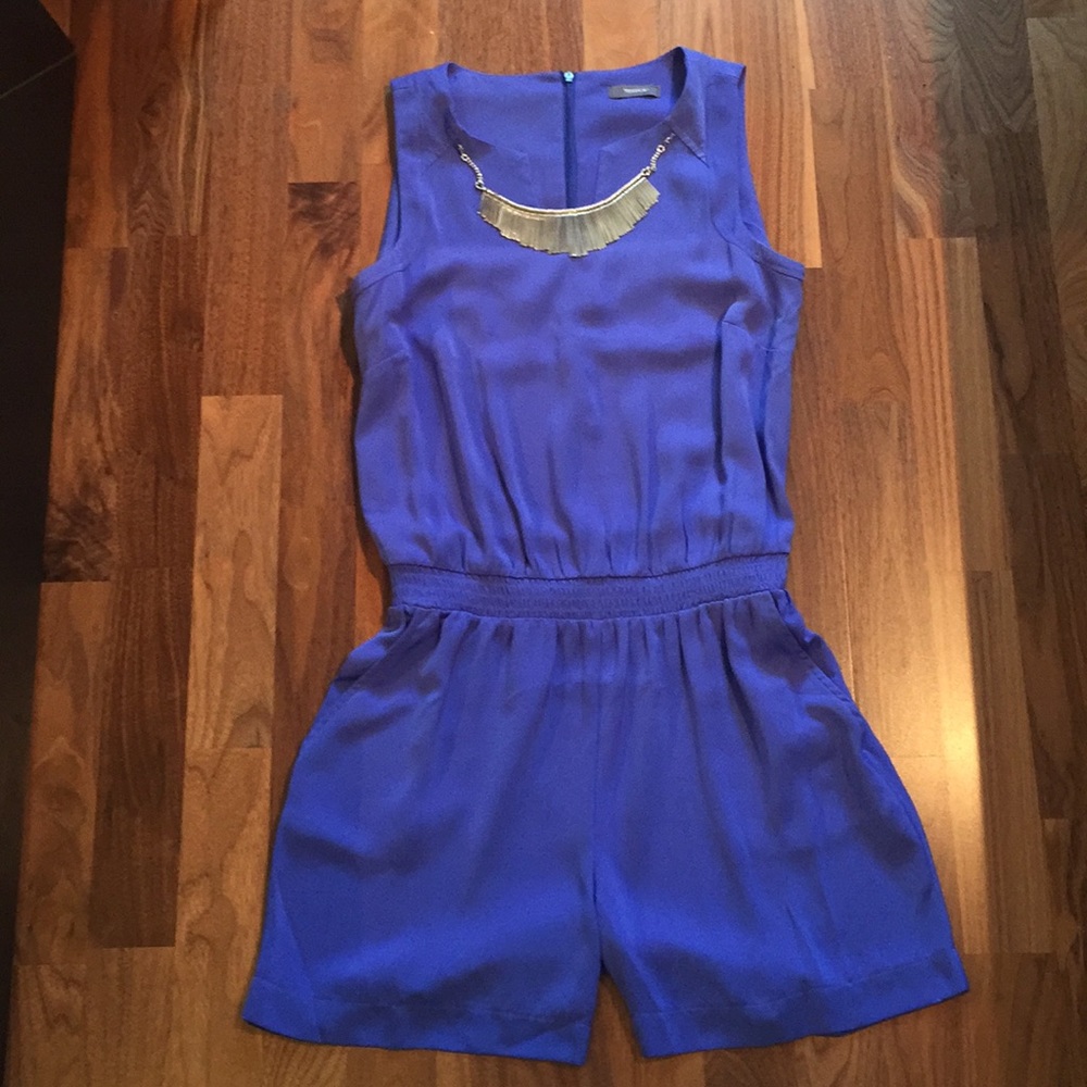 Yessica Cobalt Blue Jumpsuit Romper